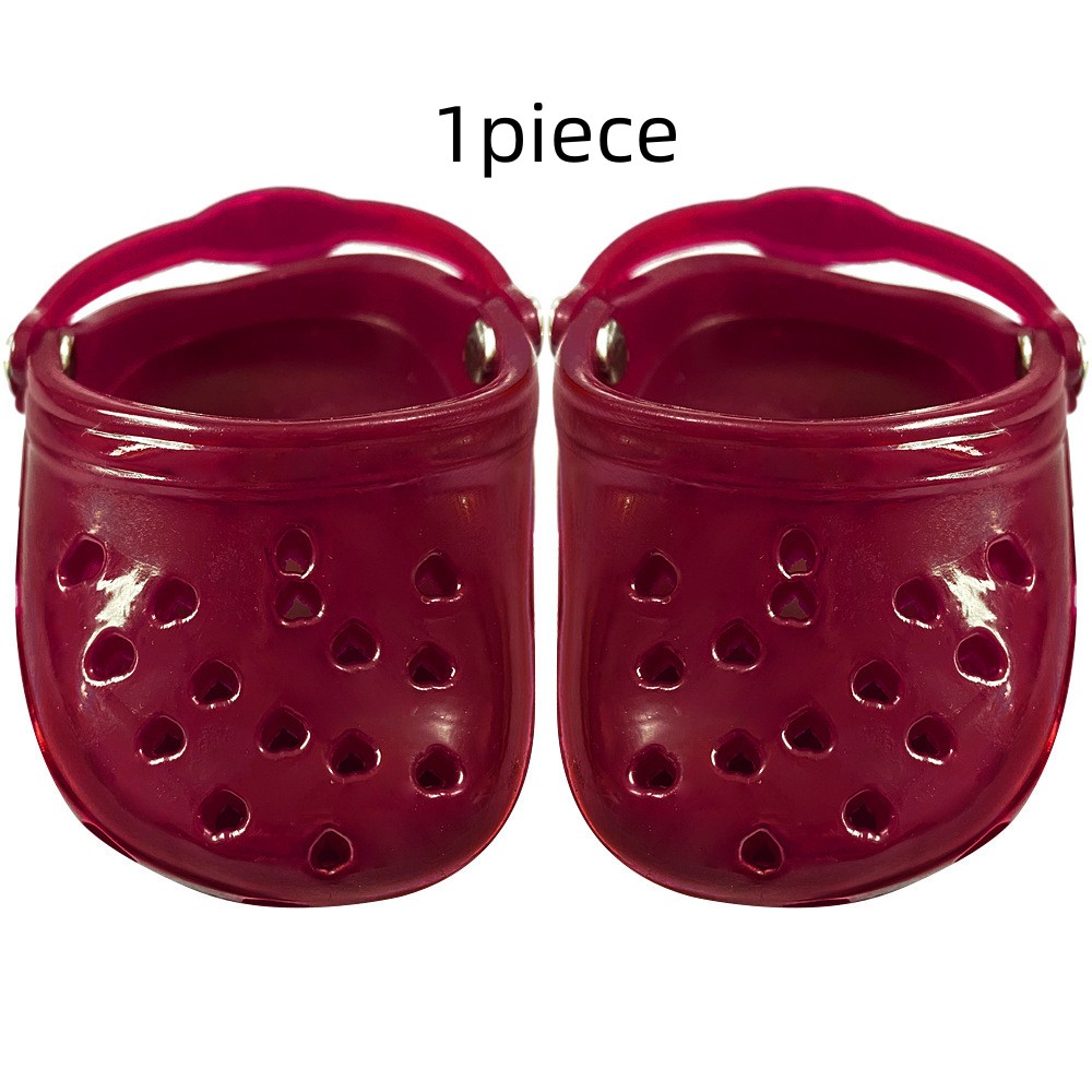 Dog Hole Shoe Wear resistant Silicone Red - Shop at LoveMi