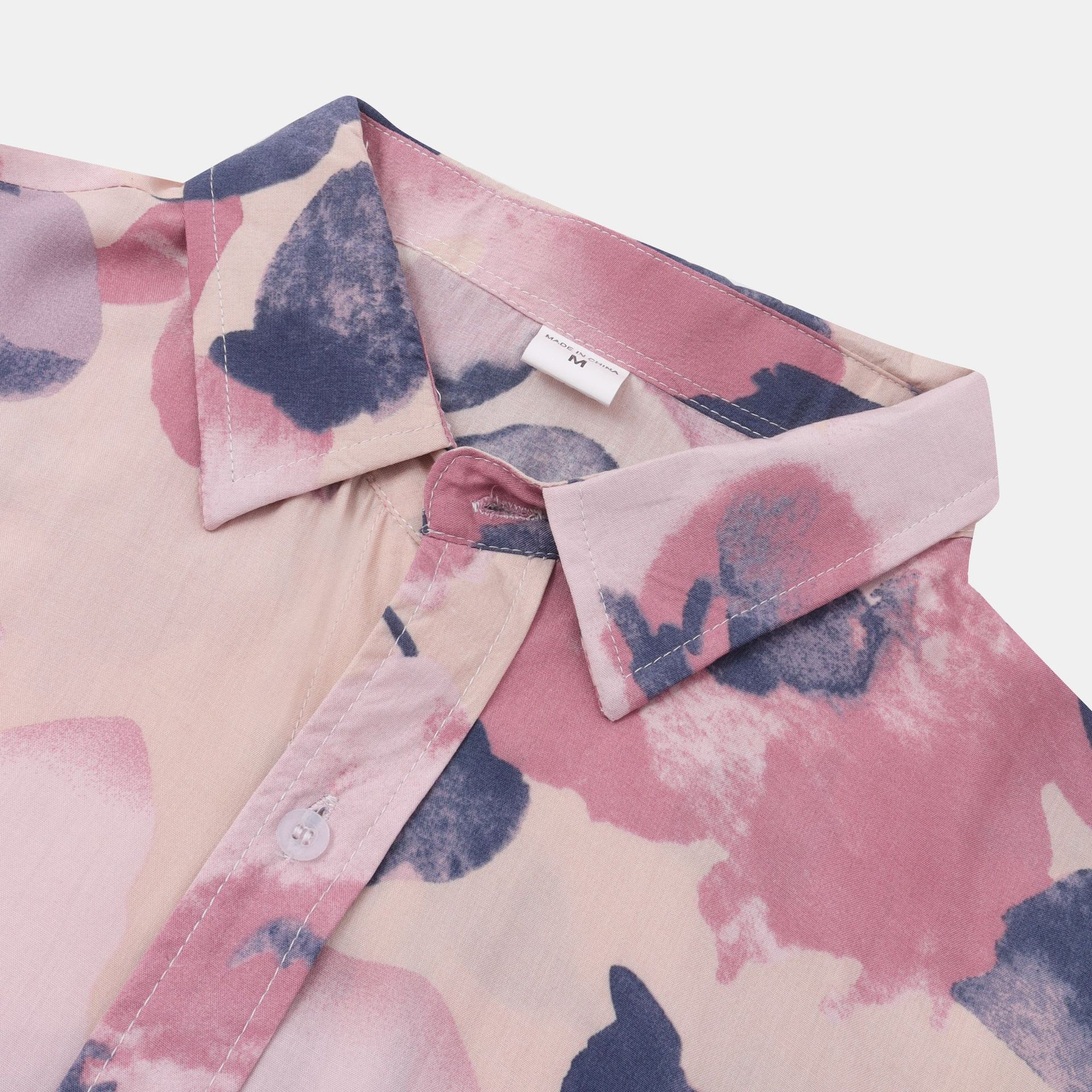 Title 2, Camicia da uomo con fiori e revers a maniche co...