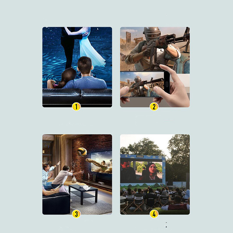 Новый домашний проектор YG400 Cross-border HD