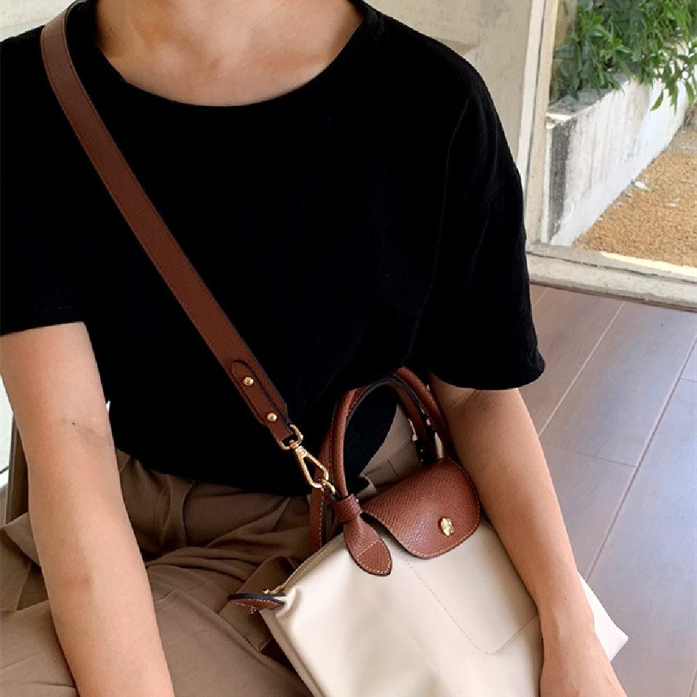 Short Handle Perforated Shoulder Strap