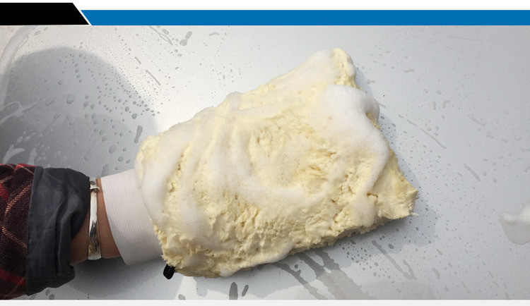Wool Car Wash Glove, Single-Sided, picture 4 of 4