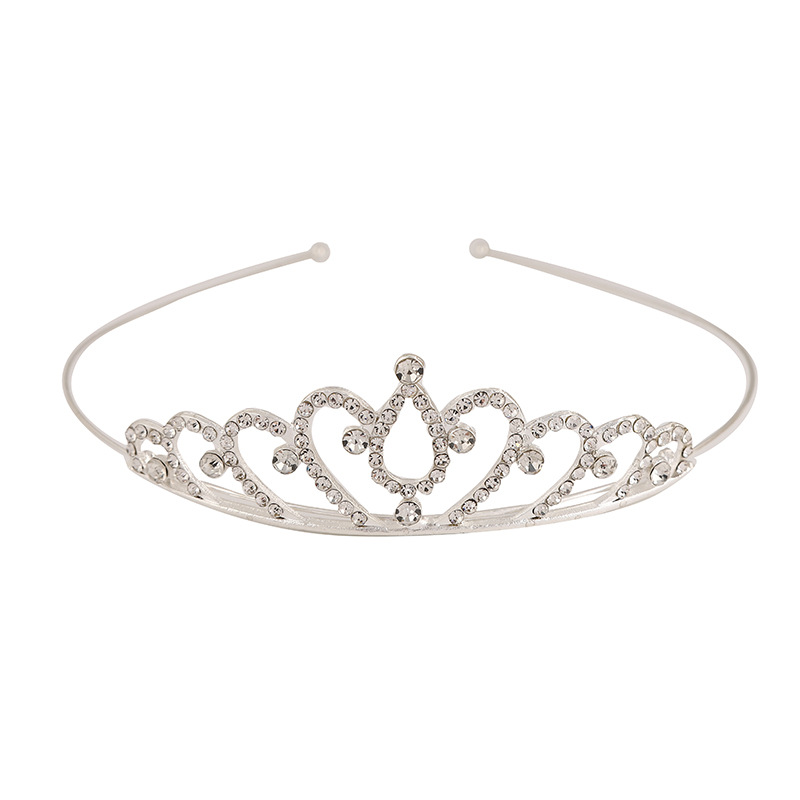 Children's Rhinestone Three-dimensional Crown Headband