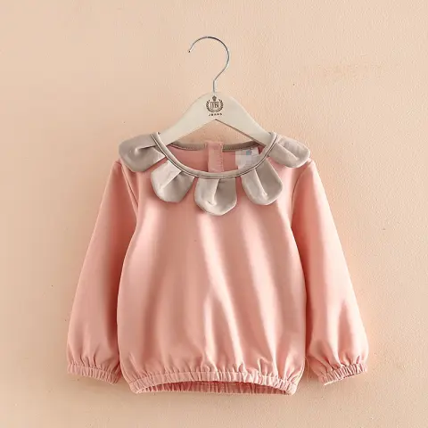 Girls' Children's Clothing and Top Bottoming Shirt