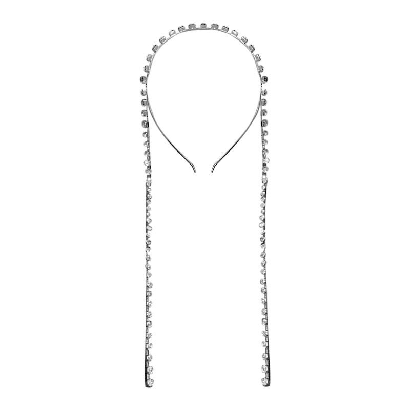 High-grade Diamond-encrusted Tassel Hairband