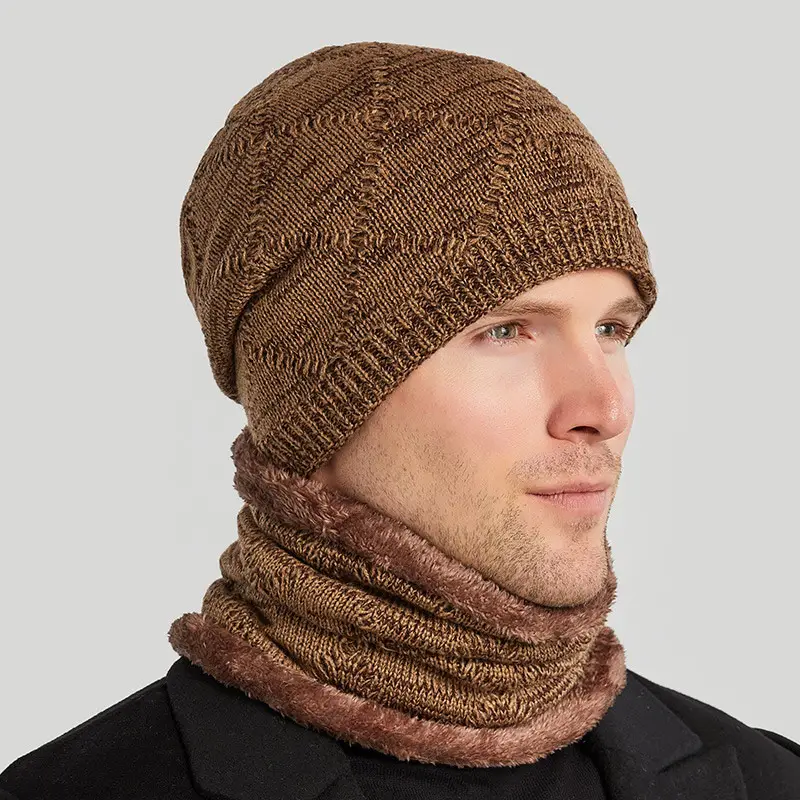 Biking Men's Two-piece Woolen Hat