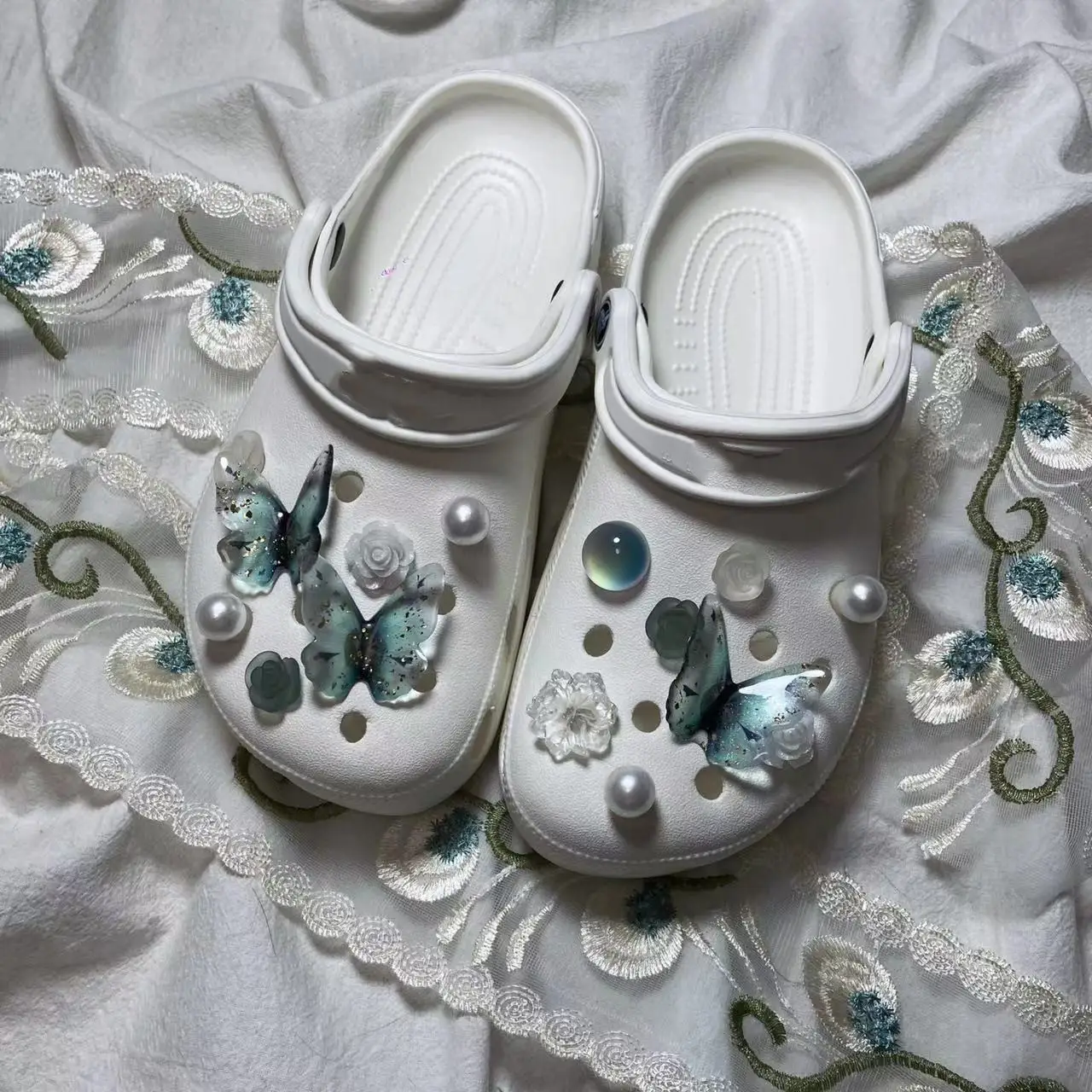 Flower Shoe Buckle Accessories Upper Decoration