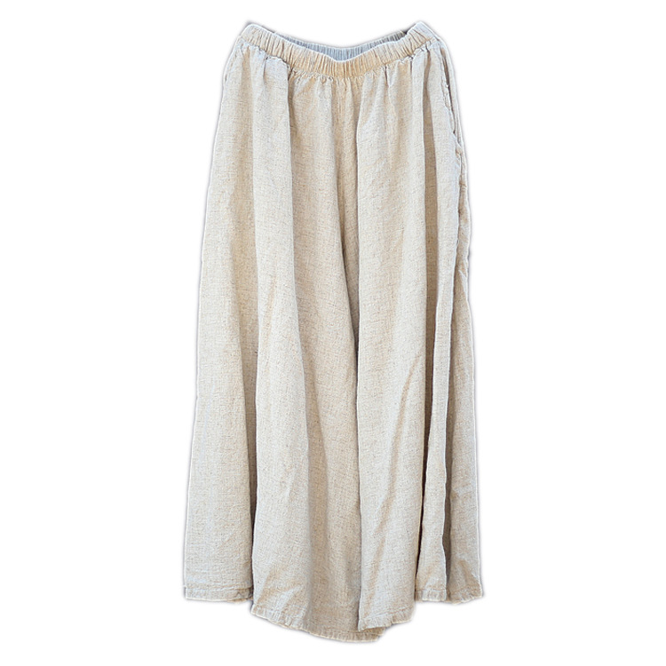 Title 11, Retro-Culottes aus Stone-Washed-Leinen mit weit...