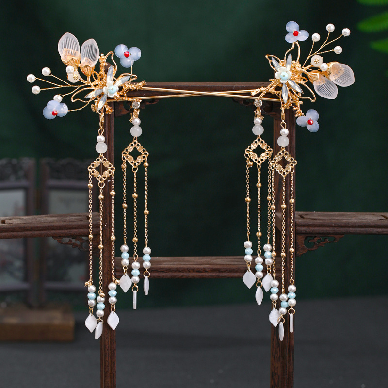 Ancient Style Headdress Hanfu Hairpin Comb Set
