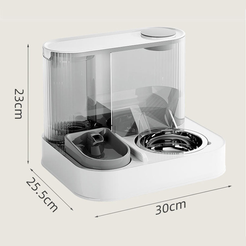 2 In 1 Automatic Cat Feeder Water Dispenser Dry Wet Pet Dog Puppy Food — image 9