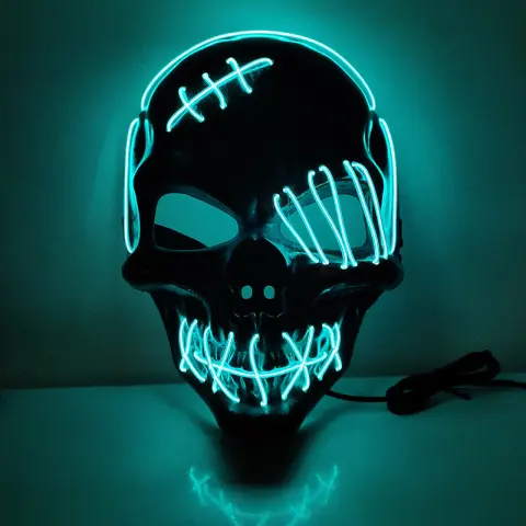 Scar One-eyed Pirate Mask Bloody Horror Cold Light Halloween