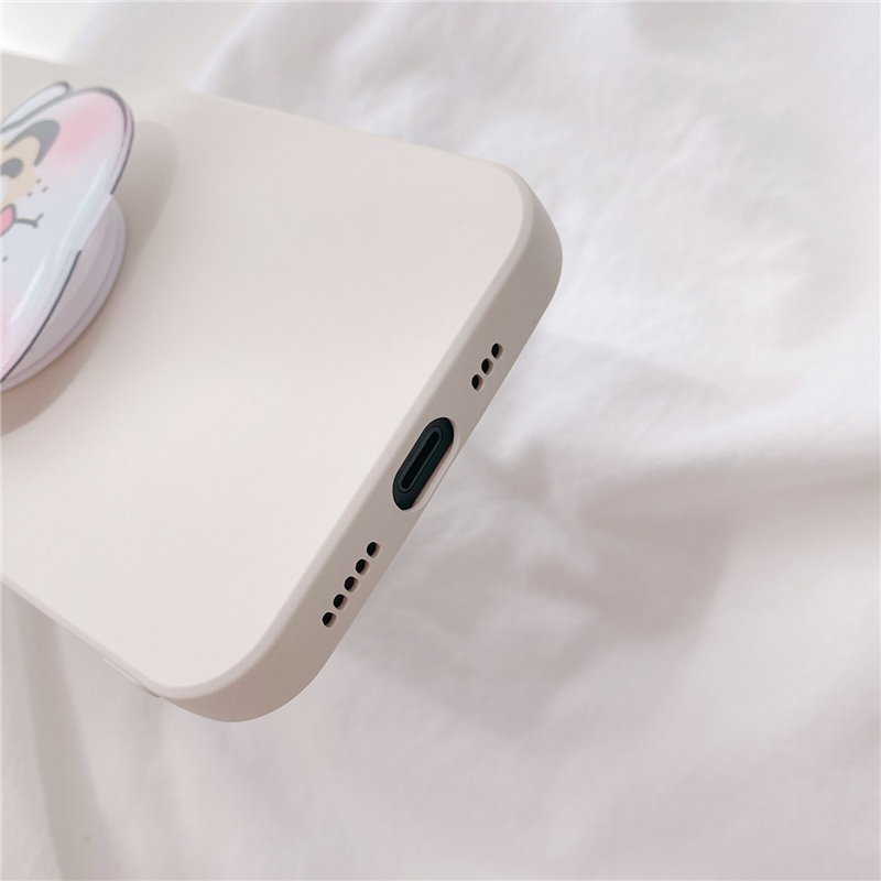 Tiger Stand White Liquid Silicone Phone Case - Image 3