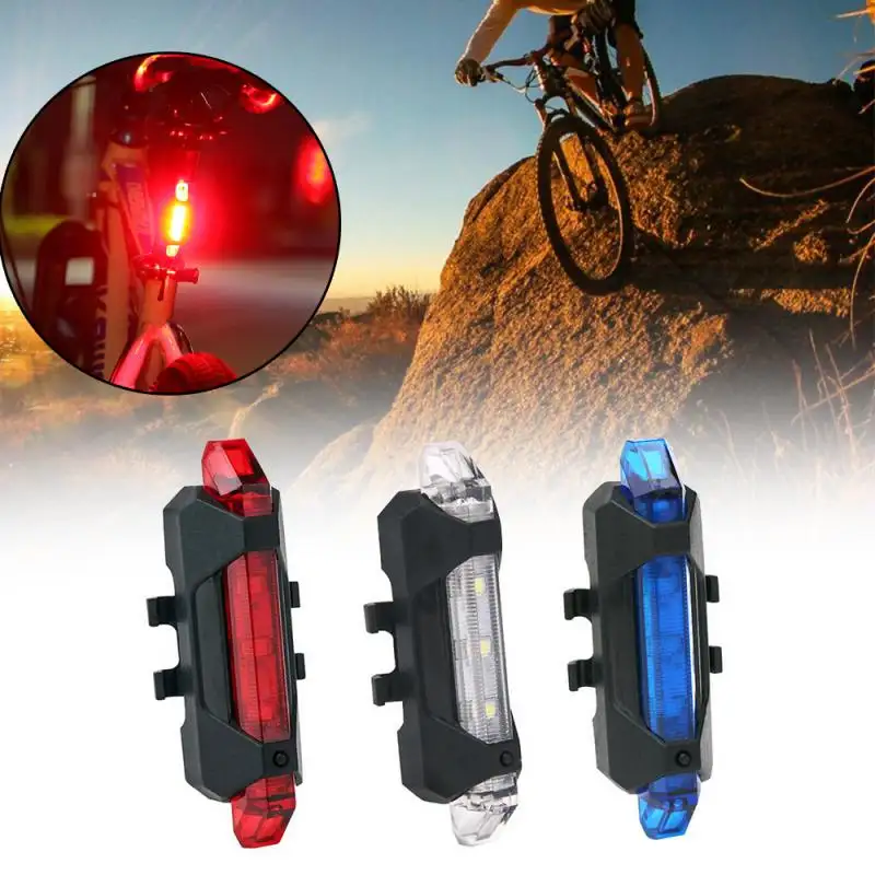 Bike Bicycle Light USB LED Rechargeable Safety