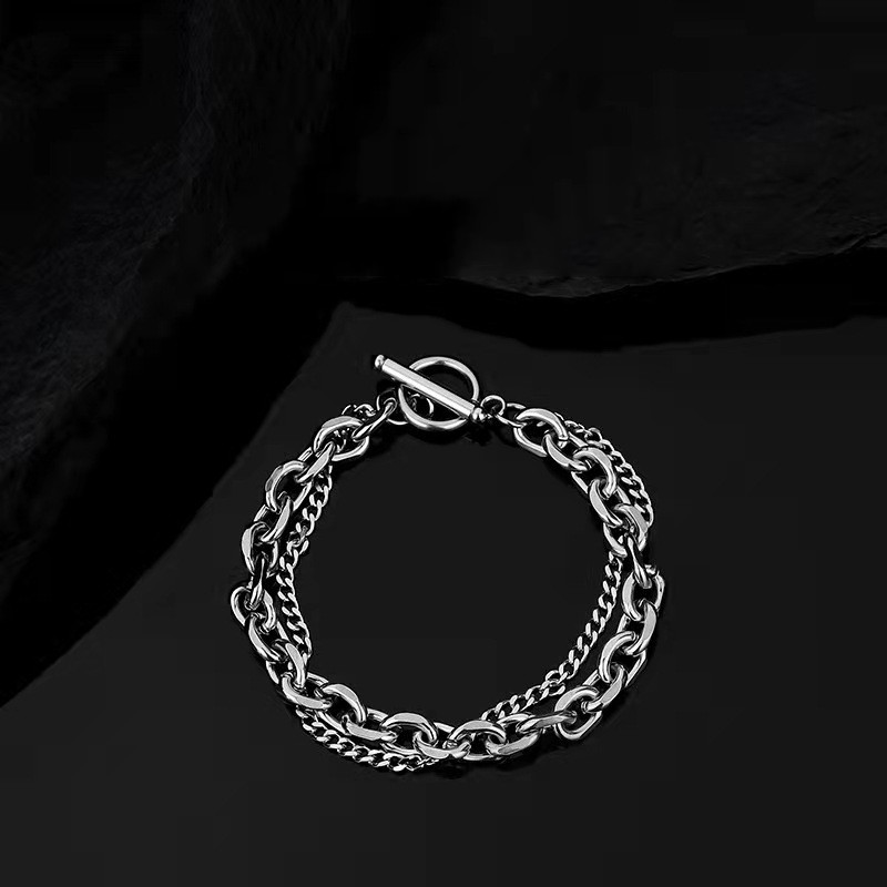 Title 6, Bracelet double couche simple de personnalité r...