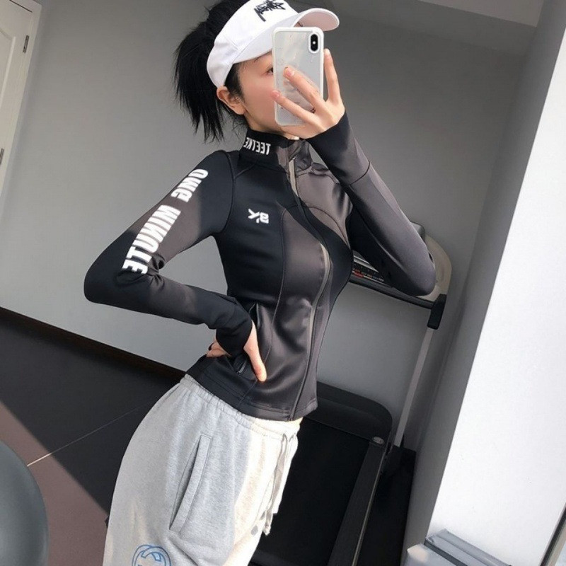 Women's Zipper Slim Casual Jacket Top