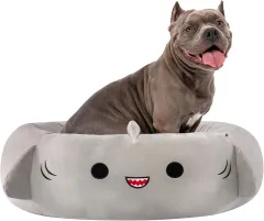 Shark Pet Bed - Large Ultrasoft Official Plush Pet Bed Maui Pineapple Pet Bed - Large Ultrasoft Official Plush Pet Bed - Gray - View 1