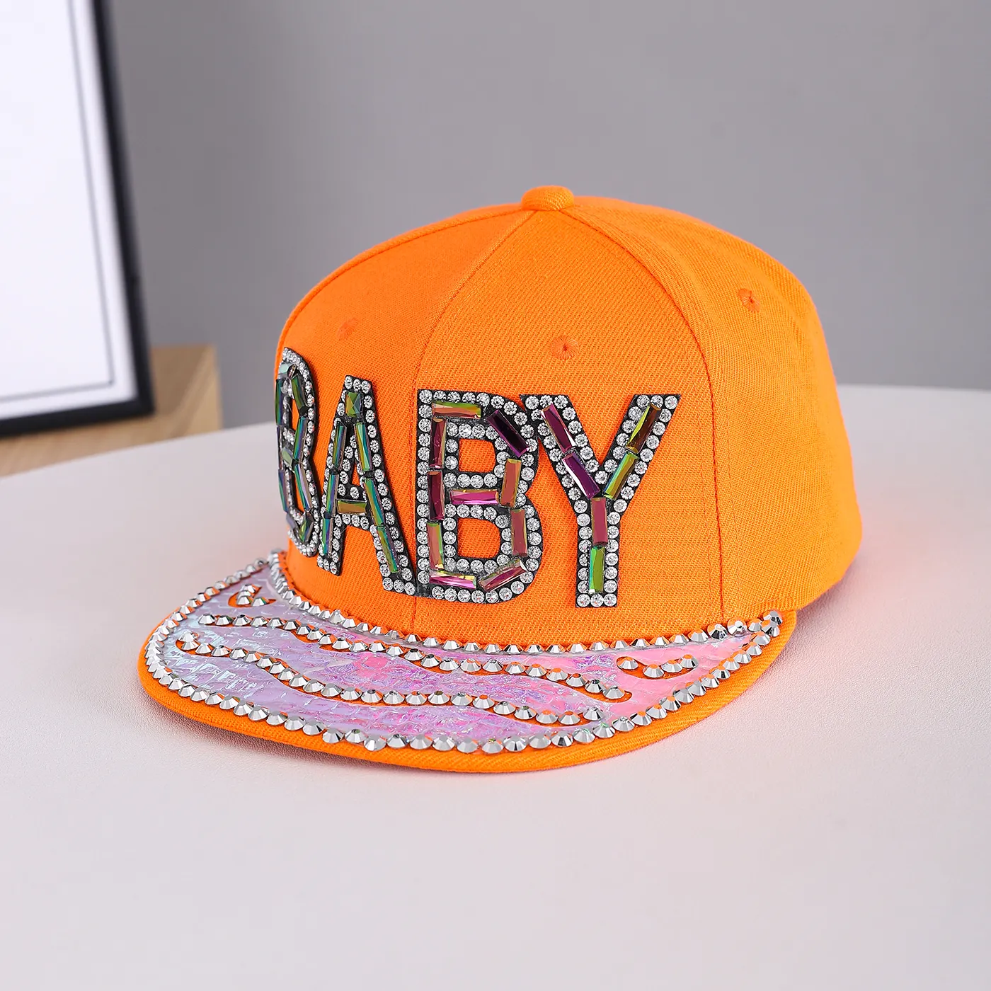 Men's And Women's Identical Colorful Diamond BABY