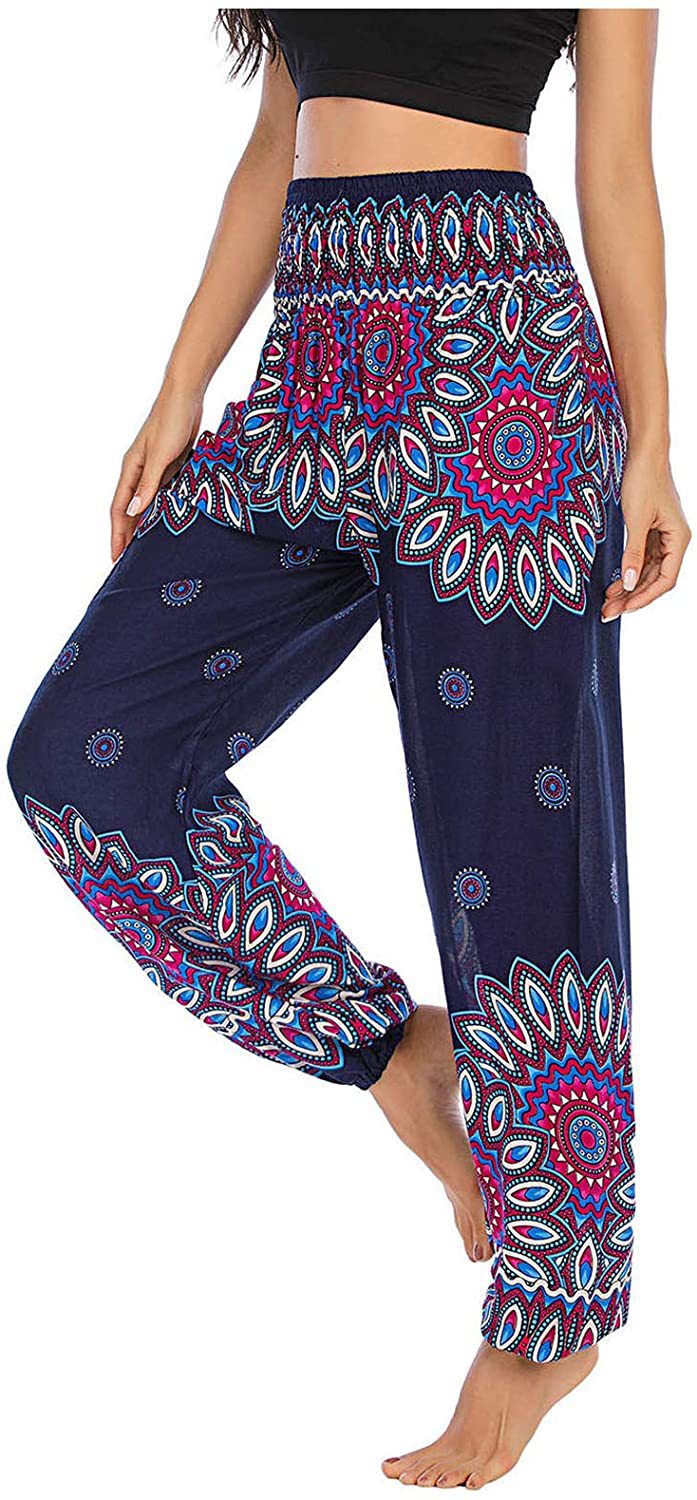 Title 4, Digital Printed Casual Loose Yoga Pants