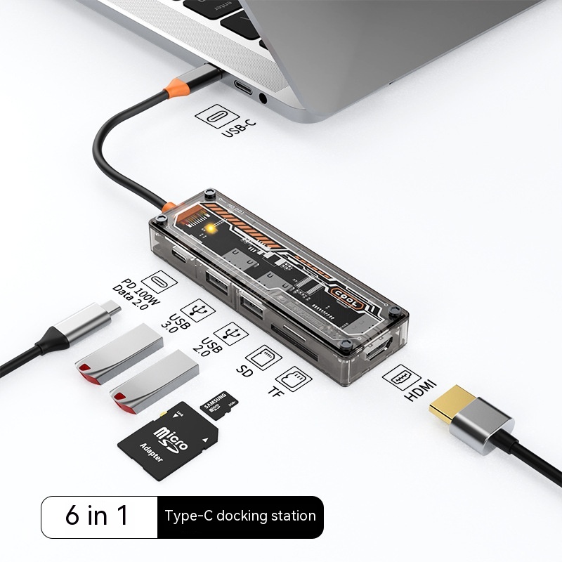 USB Hub Expansion Dock Converter for Notebook Laptop Computer Adapter - 第 8/10 張圖片