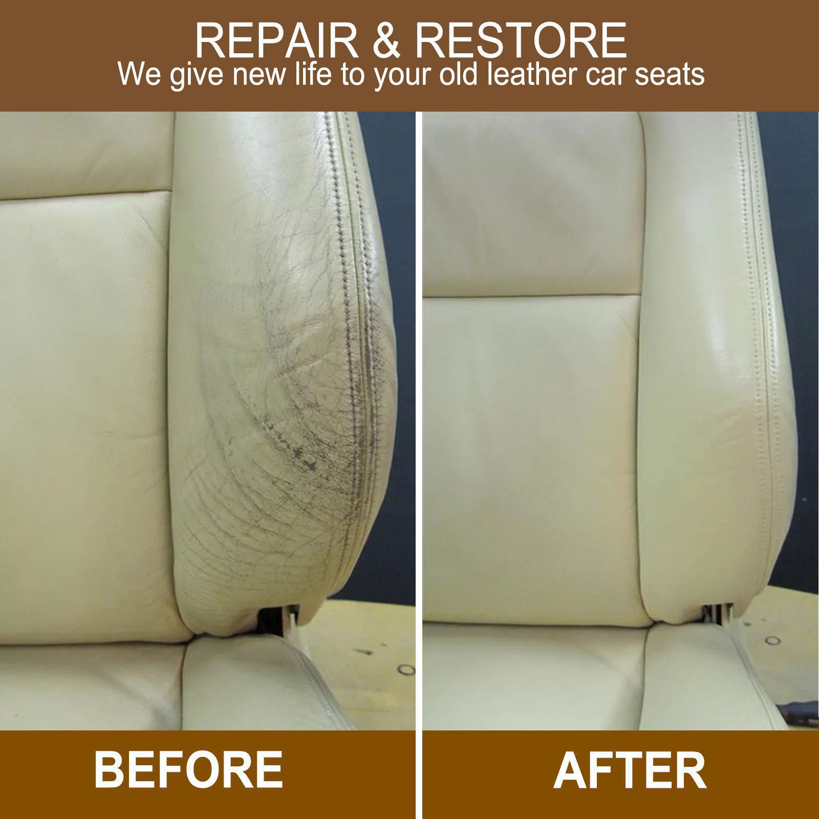 Jaysuing Leather Color Restoration Paste, Leather Coat And Shoe Dye, Car Leather Seat Leather Refurbishment And Color Restoration 6