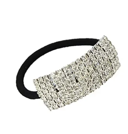 Fashion Hairpin Headdress Hair Accessories Simple And Rhinestone Crystal Silver - Shop at LoveMi