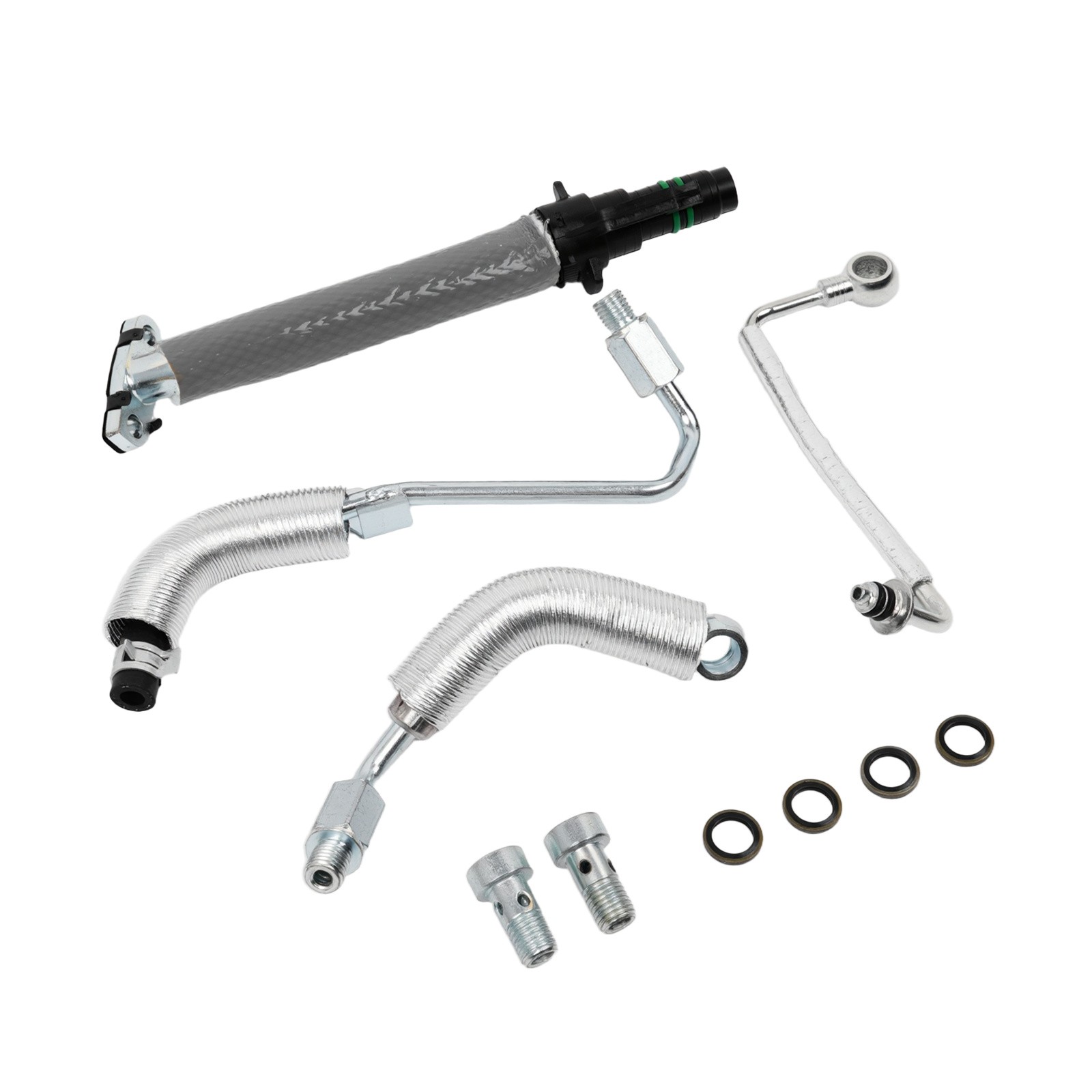 4PCS Turbo Oil Return Drain Line Oil Feed Pipe Kit For Encore -Sonic Cruze Trax