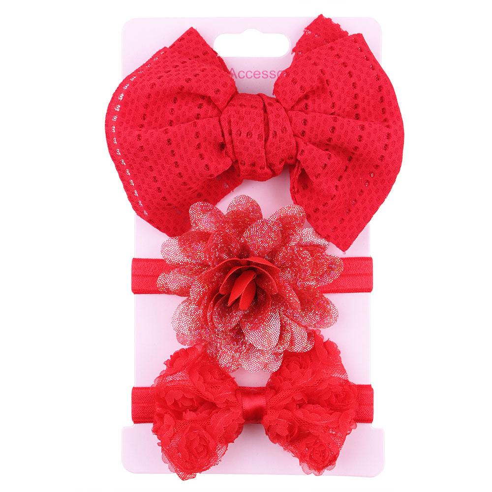 Baby Head Flower Child Bow Headdress — foto 3