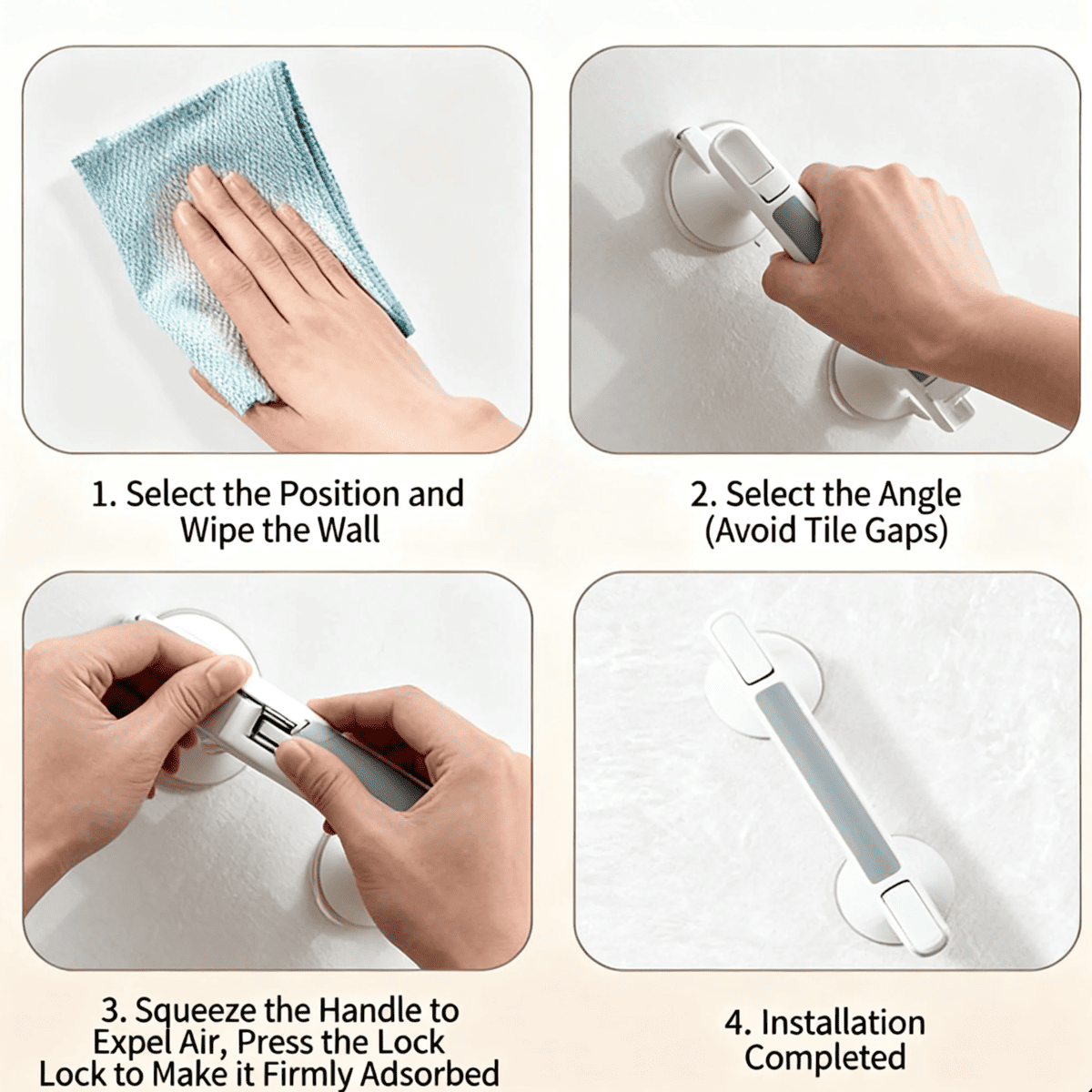 Barre de douche 12 pouces — Sécurité et confort garantis - image 7