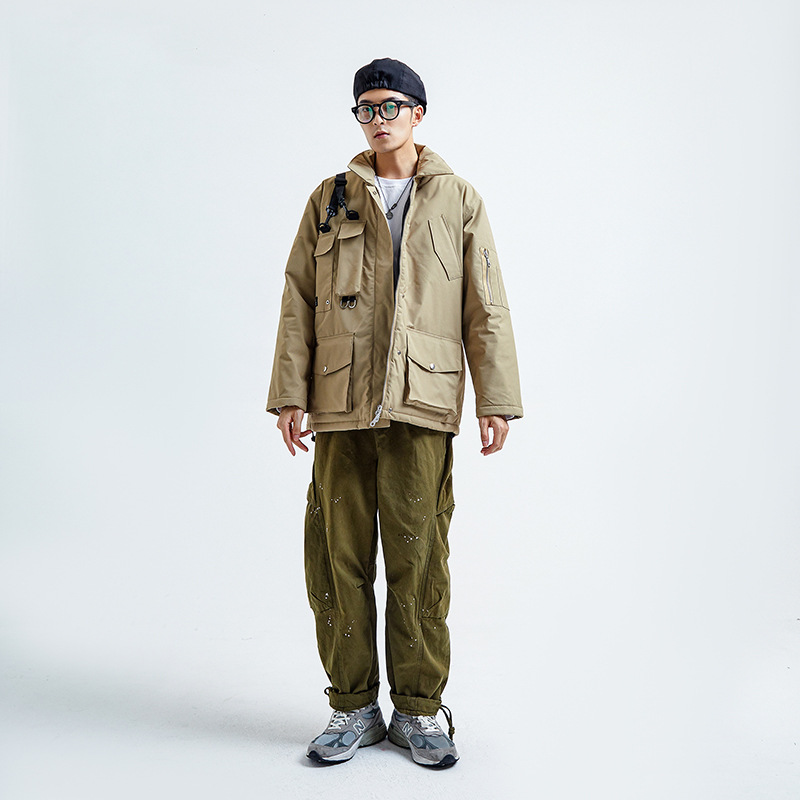 Men's Fashion Japanese Style Solid Color Jacket