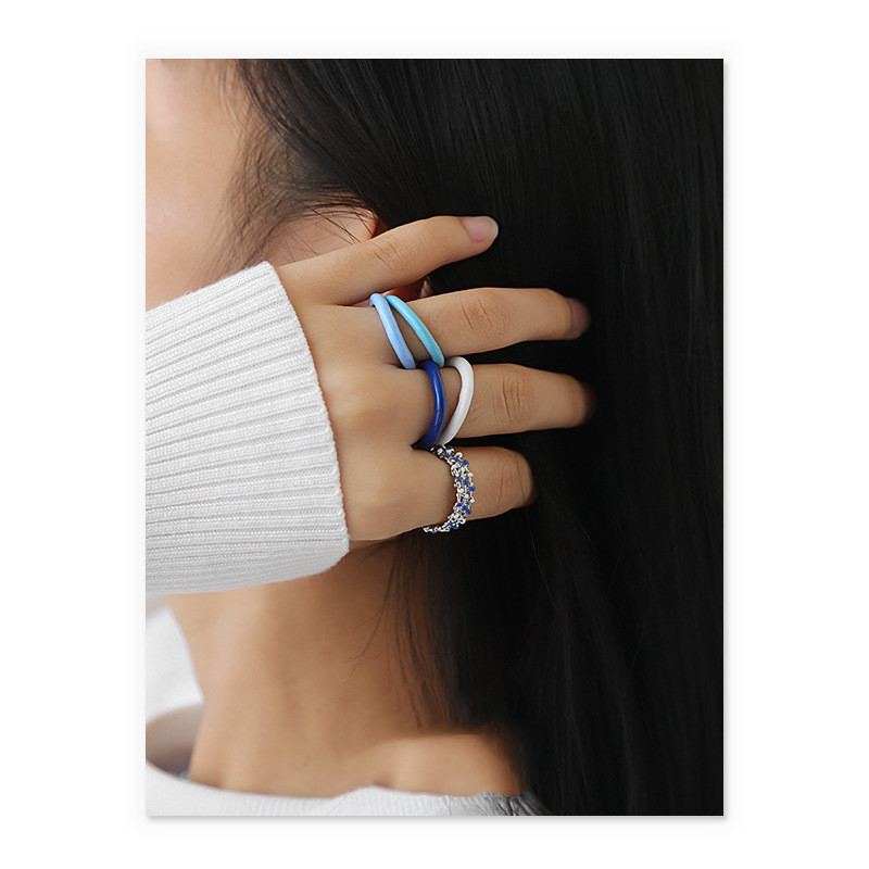 Niche Temperament Cold Wind Opening Adjustable Bracelet Female Ring