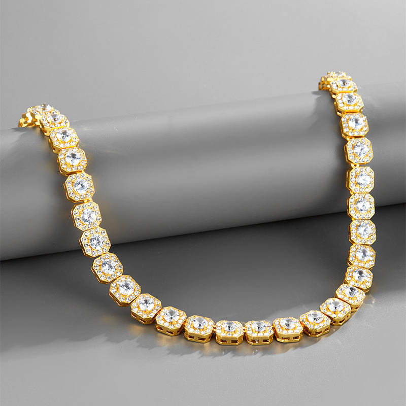 Title 1, Square Zircon Rock Candy Personality Clavicle ...