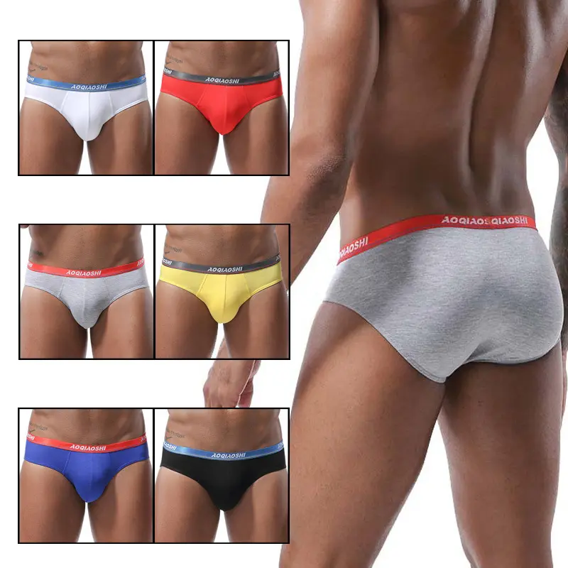 Men's Youth Comfortable Solid Color Modal Double