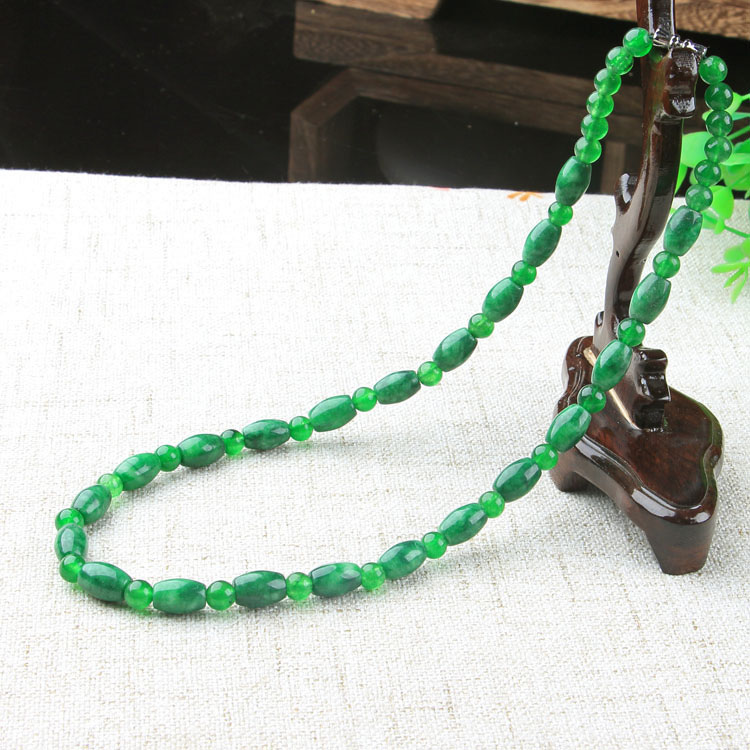 Title 10, Dry Green Bracelet Cold Jade Necklace