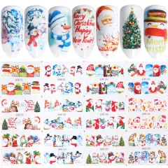 Cute Christmas Nail Stickers Cartoon Animal Design Pen - Bn997Or1008 - View 1