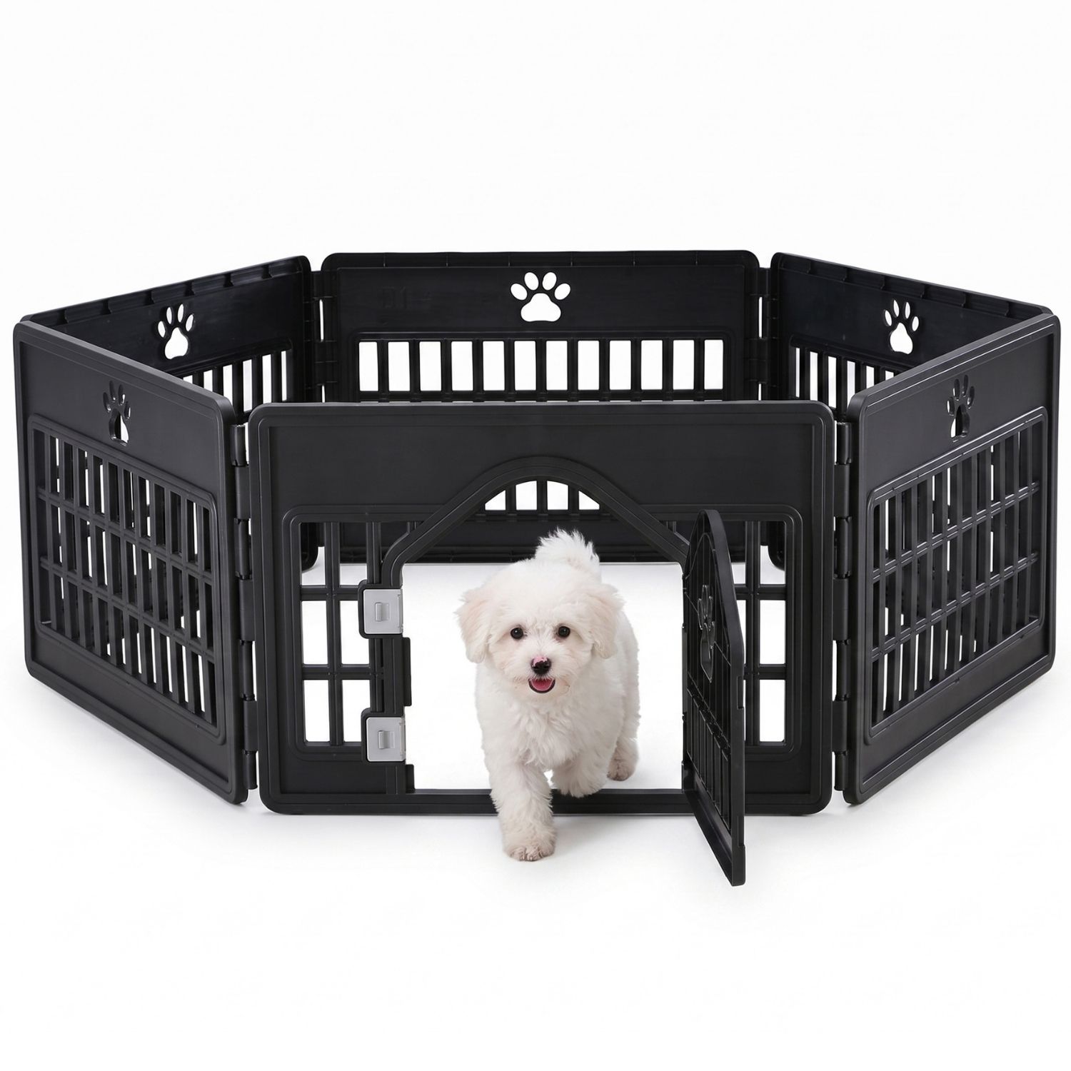 Plastic Dog With Movable Enclosure, Suitable For Small And Medium-sized Dogs, Cats And Rabbits. - Default