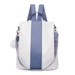 All-match Color Matching Fashion Travel Bag - White - View 1