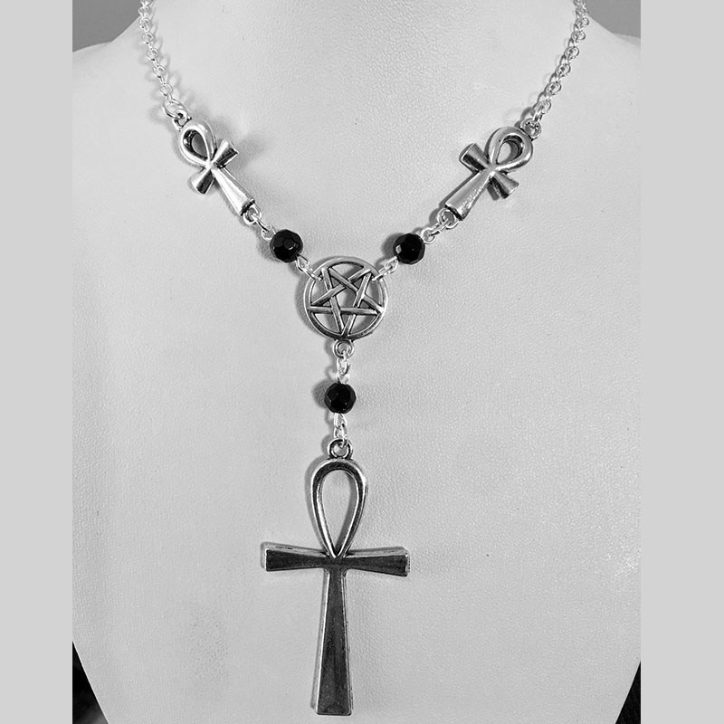 Ankh Pentagram Necklace