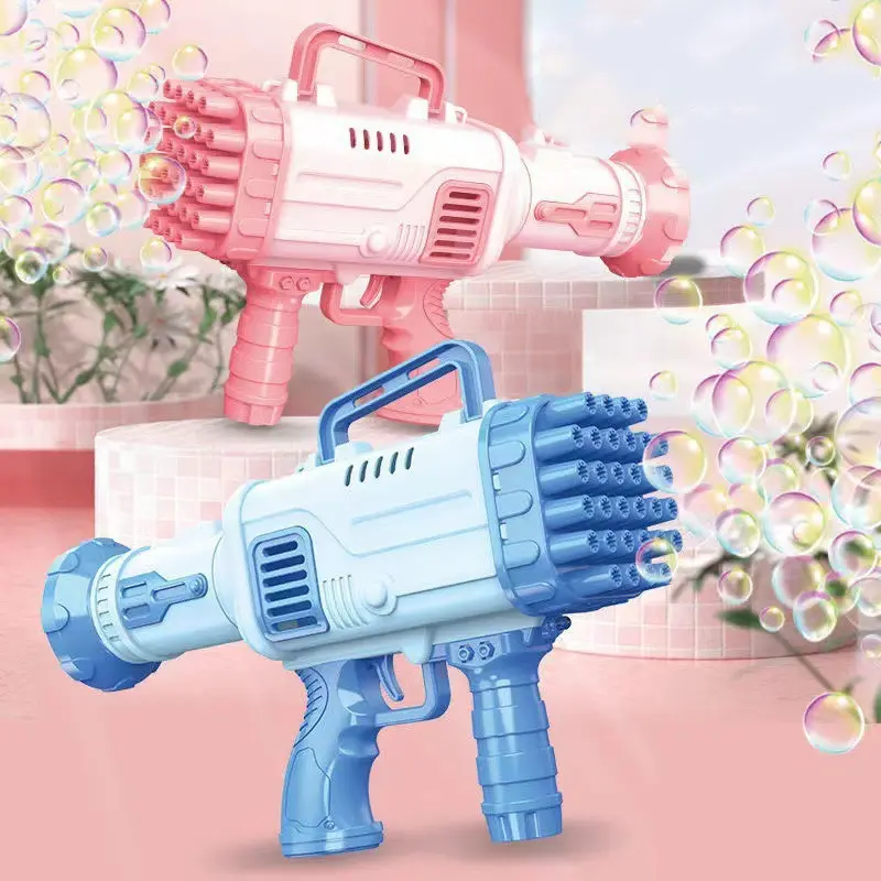32 Holes Bazooka Bubble Machine Electric Children's Toy Gatling