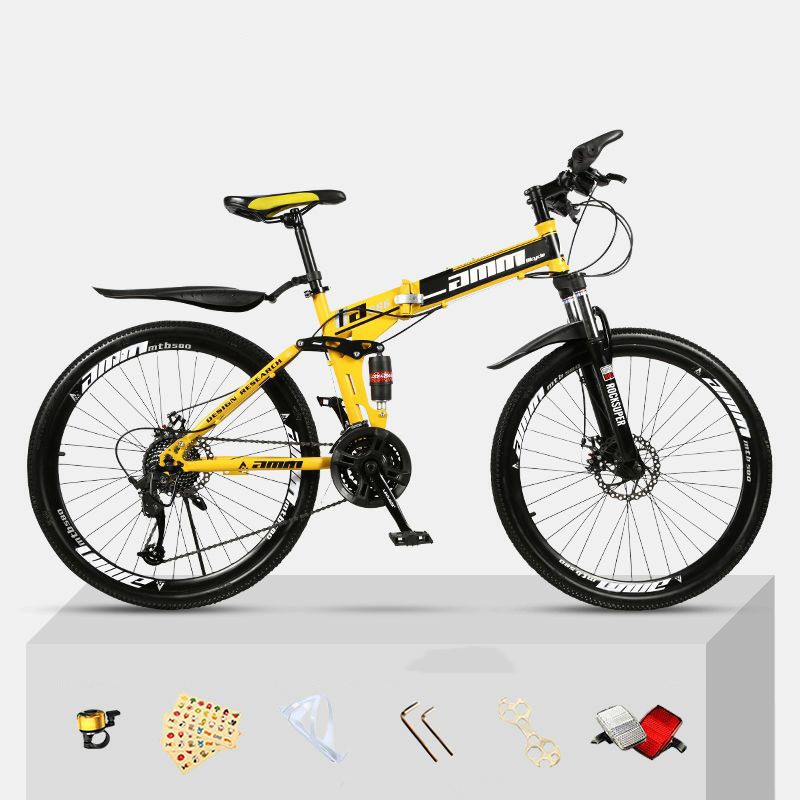 Dual Shock Absorbing Off-road Variable Speed Racing Male And Female Student Bike - Picture 9 of 13