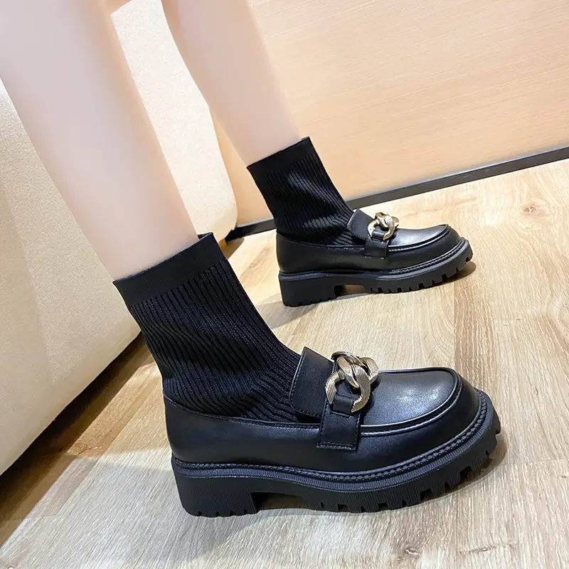 Korean Style Trendy Flat Martin Boots Short Boots Ins Trend