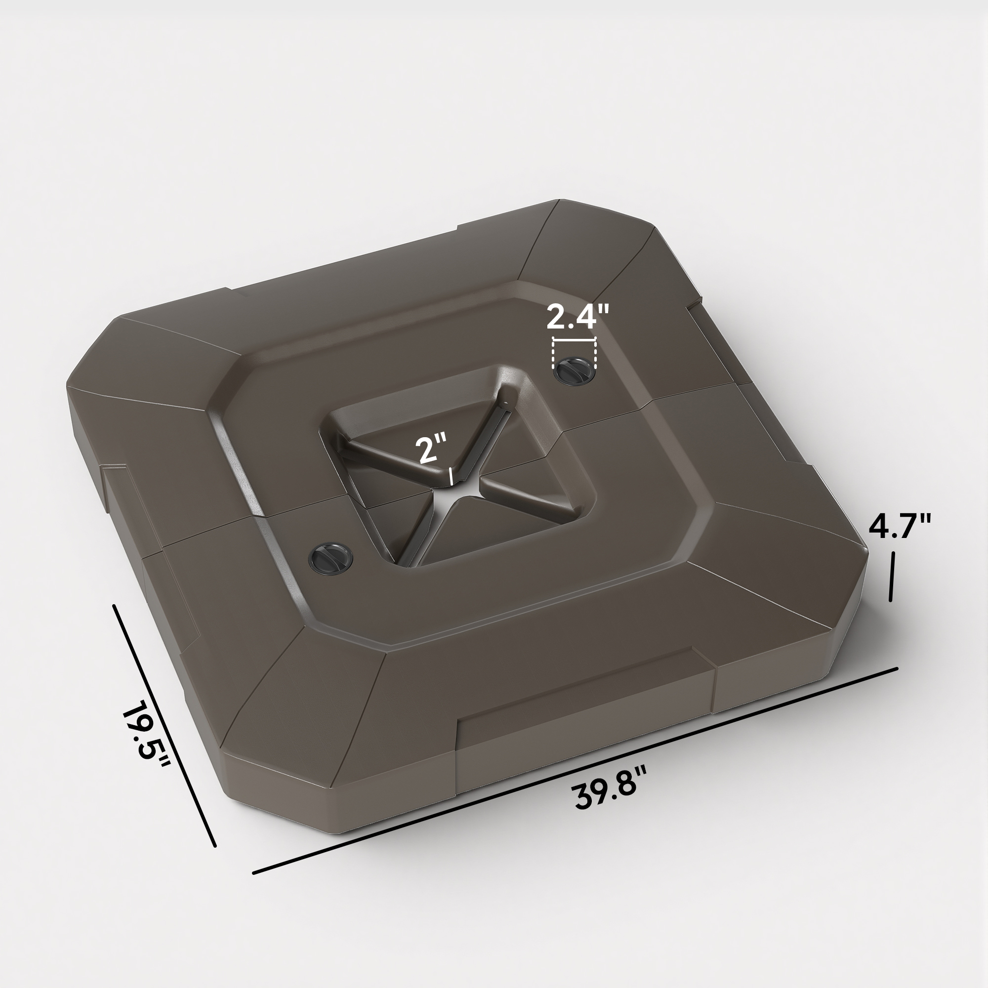 2-Piece Cantilever Umbrella Base Weight Set