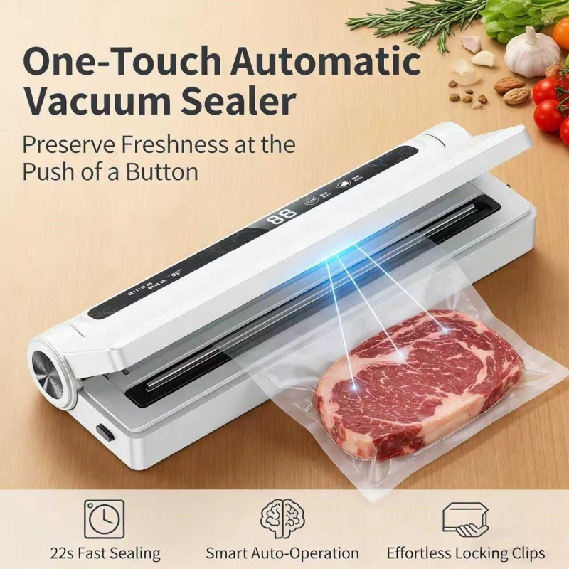 Vacuum Sealer Machine Food Saver Powerful Sealing System 20 Free Bags — image 11