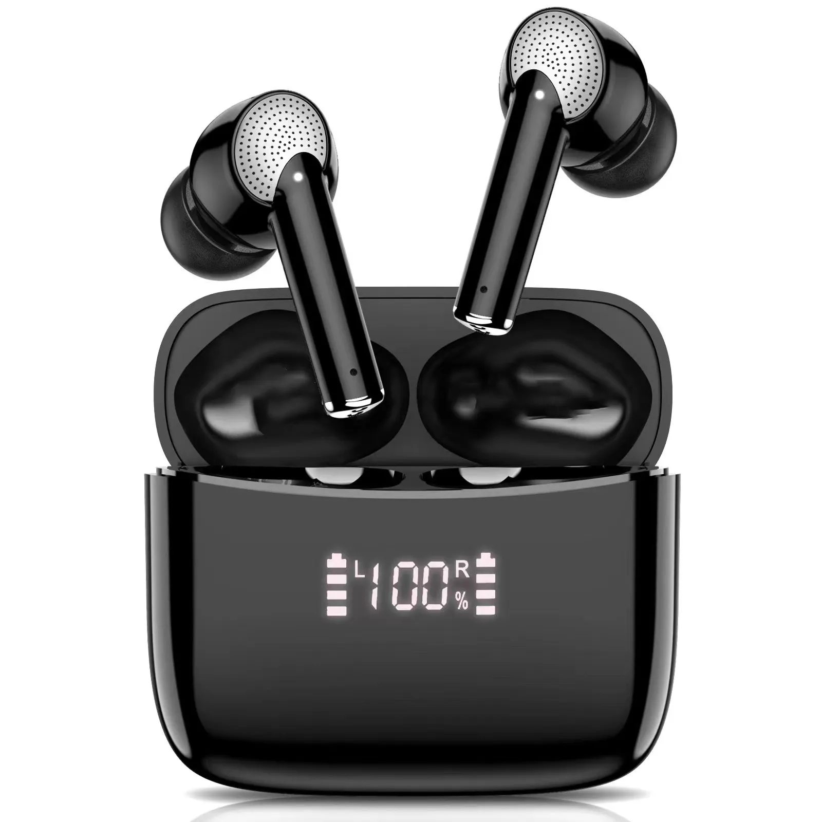 Touch Control Bluetooth Mini Earphones for Sports Music Stereo Digital Display in-ear Wireless Earbuds – image 7