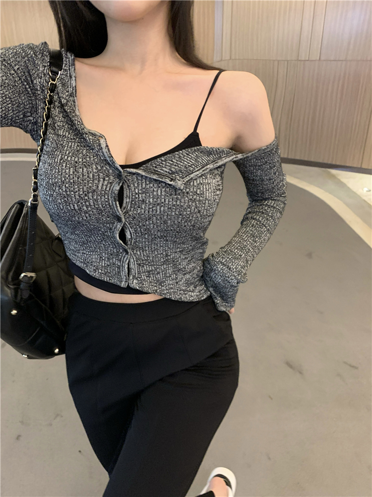 Grey cardigan