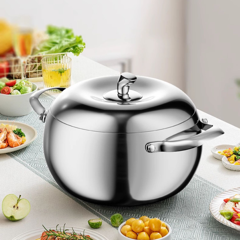 Title 3, Stainless Steel Pot Steamer With Lid Handle 3-L...