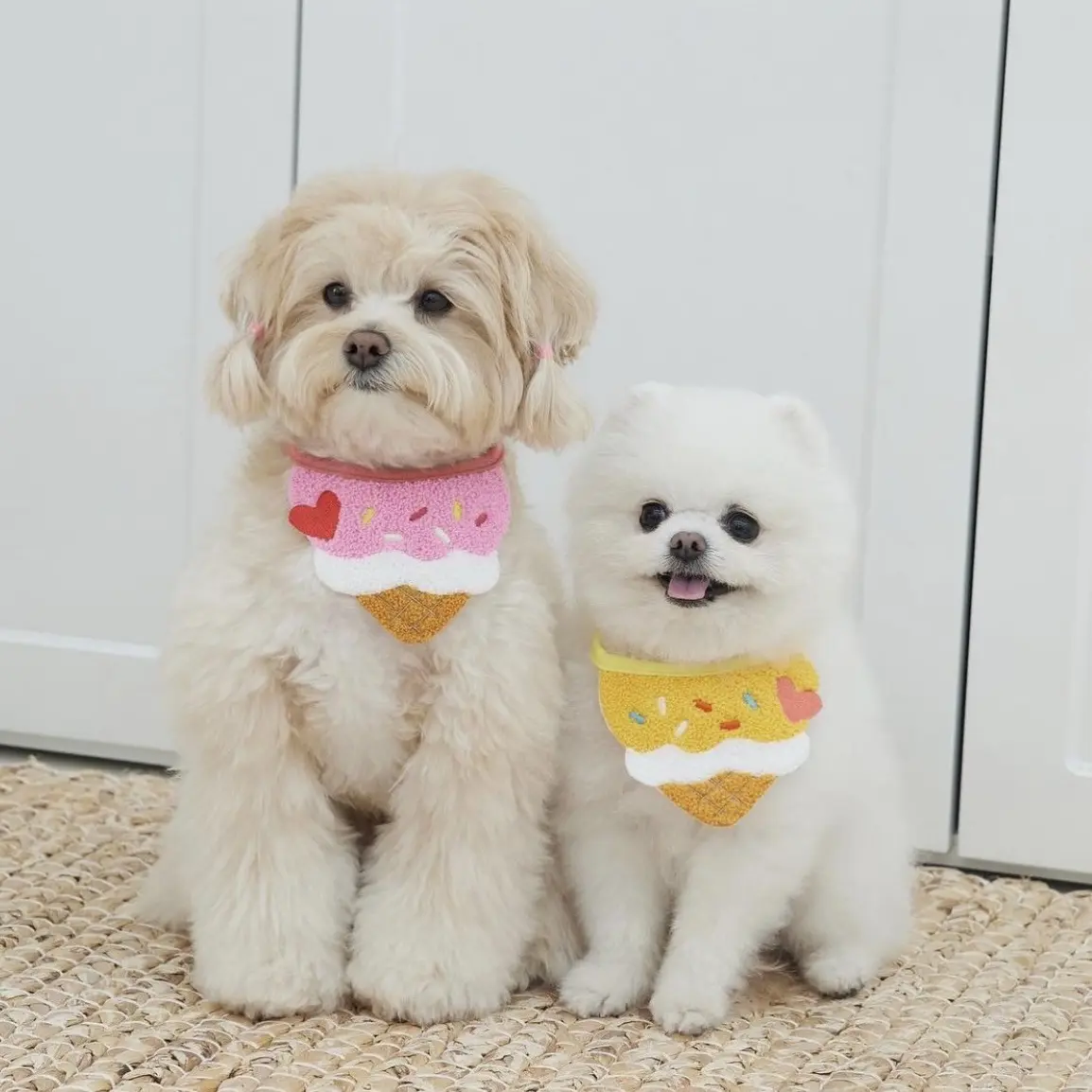 Cute Ice Cream Dog Bib Cat Pet