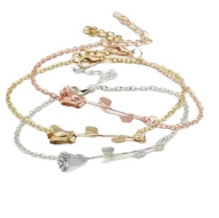 Simulation Rose Bracelet Alloy Plating