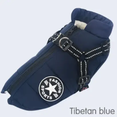 Warm Pet Vest In Autumn And Winter Reflective And Thickened