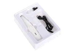 Rechargeable Pet Grooming Hair Trimmer with Scissor - White - View 1