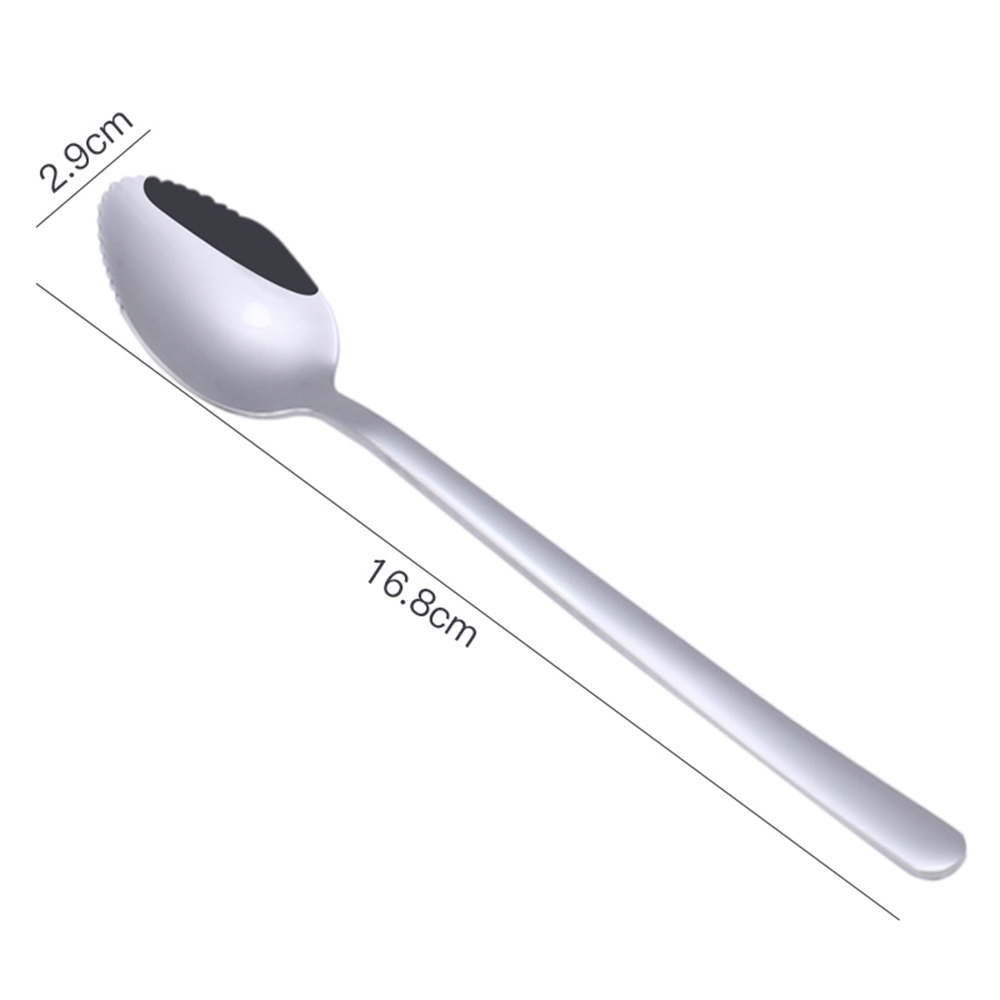 Title 10, 304 stainless steel titanium-plated fruit scoop