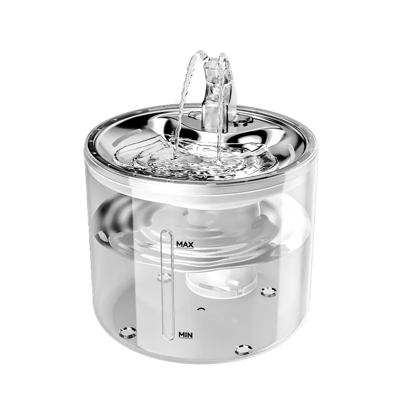 Automatic Pet Drinking Water Dispenser For Cat Dog Stainless Steel Pet Water Fountain